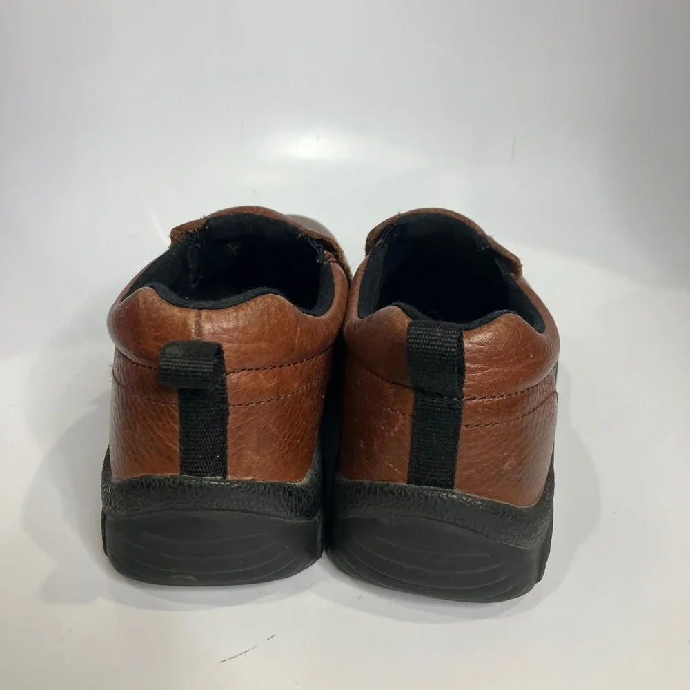Roper‎ performance slip on shoes loafers cognac leather mens size 9.5 casual